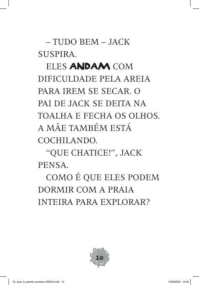 Oi, Jack - a Grande Aventura - Editora Fundamento livro_infantil