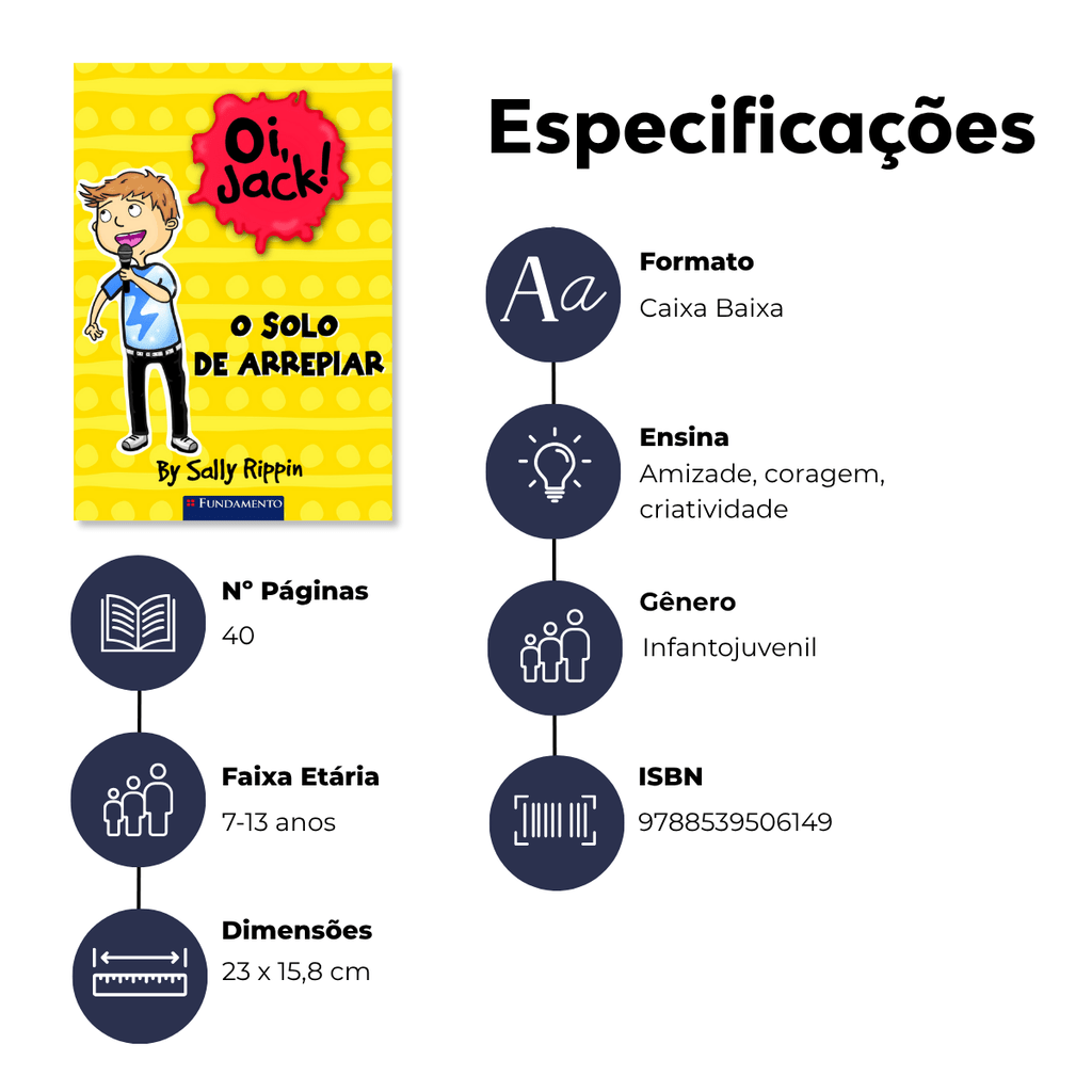 Oi, Jack! - o Solo de Arrepiar - Editora Fundamento livro_infantil