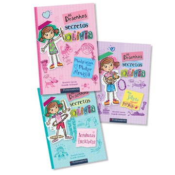 Kit Os Desenhos Secretos de Olívia - 3 Livros (1 ao 3)