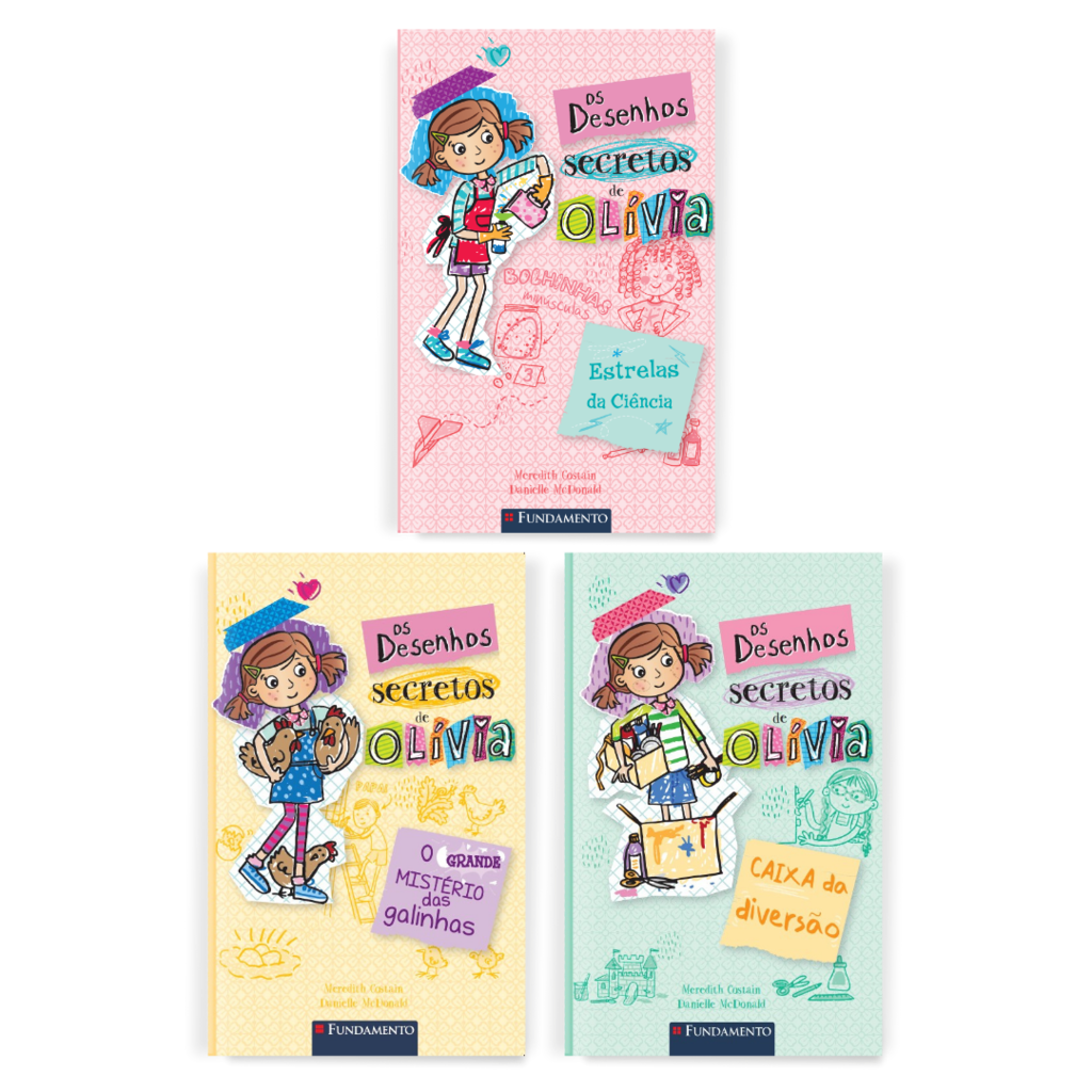 Kit Desenhos Secretos de Olivia - 3 Livros (4 ao 6)