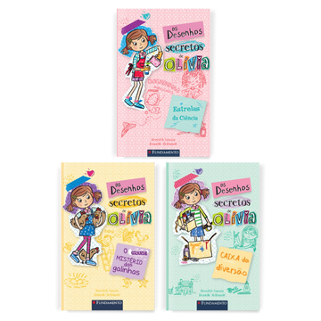 Kit Desenhos Secretos de Olivia - 3 Livros (4 ao 6)