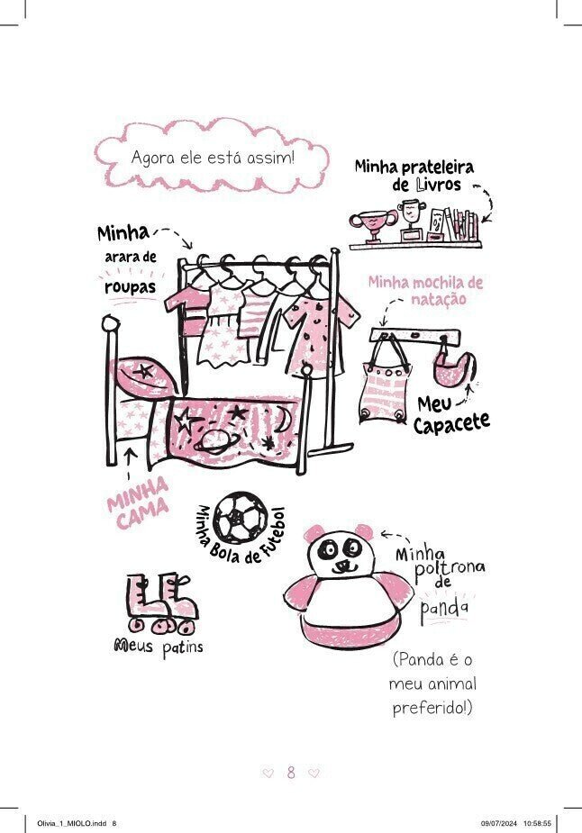 Os Desenhos Secretos de Olívia 01: Minha Nova Melhor Amiga - Editora Fundamento livro_infantil