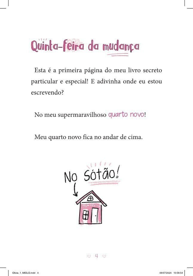 Os Desenhos Secretos de Olívia 01: Minha Nova Melhor Amiga - Editora Fundamento livro_infantil