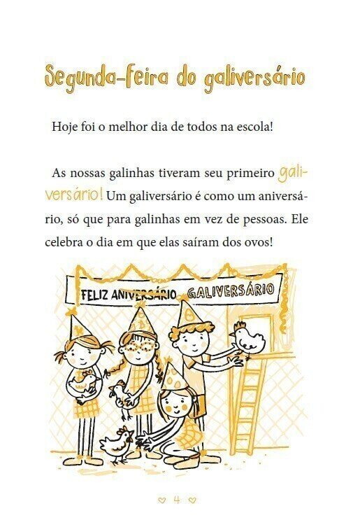Os Desenhos Secretos de Olívia 5: o Grande Mistério das Galinhas - Editora Fundamento livro_infantil