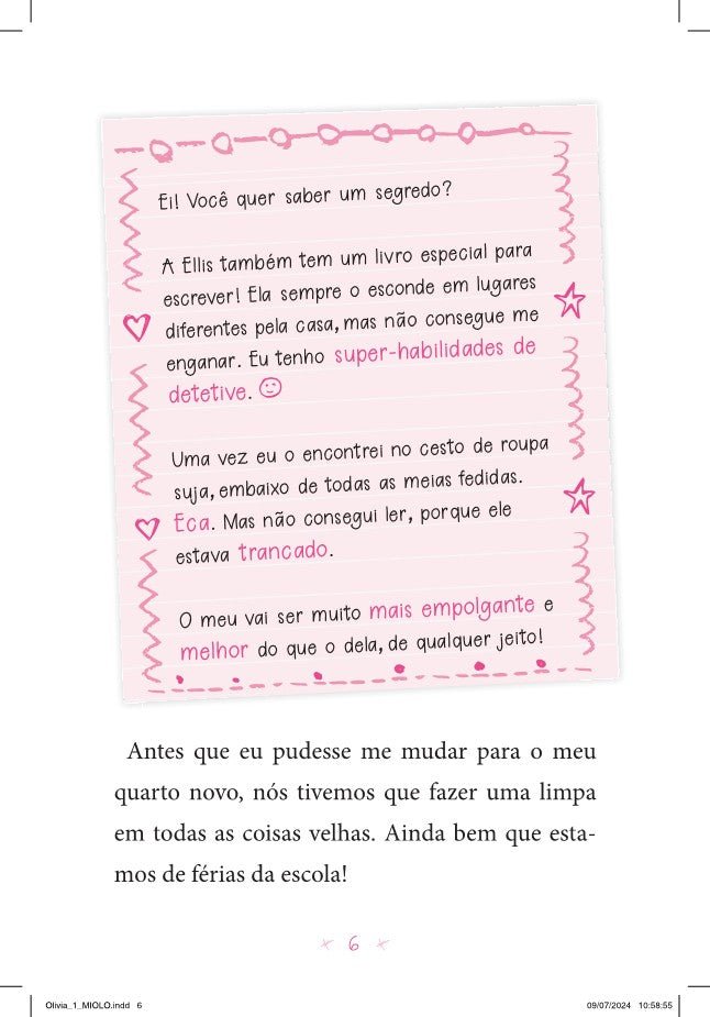 Os Desenhos Secretos de Olívia 8: Caçadores de Dragão - Editora Fundamento livro_infantil
