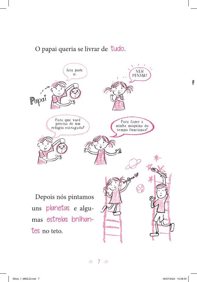 Os Desenhos Secretos de Olívia 8: Caçadores de Dragão - Editora Fundamento livro_infantil