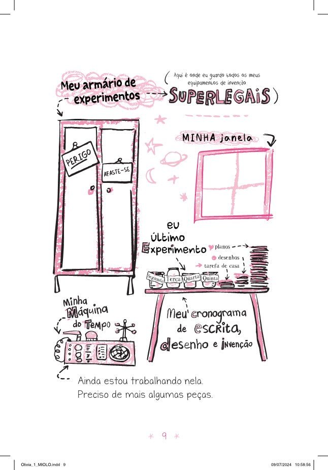 Os Desenhos Secretos de Olívia 8: Caçadores de Dragão - Editora Fundamento livro_infantil