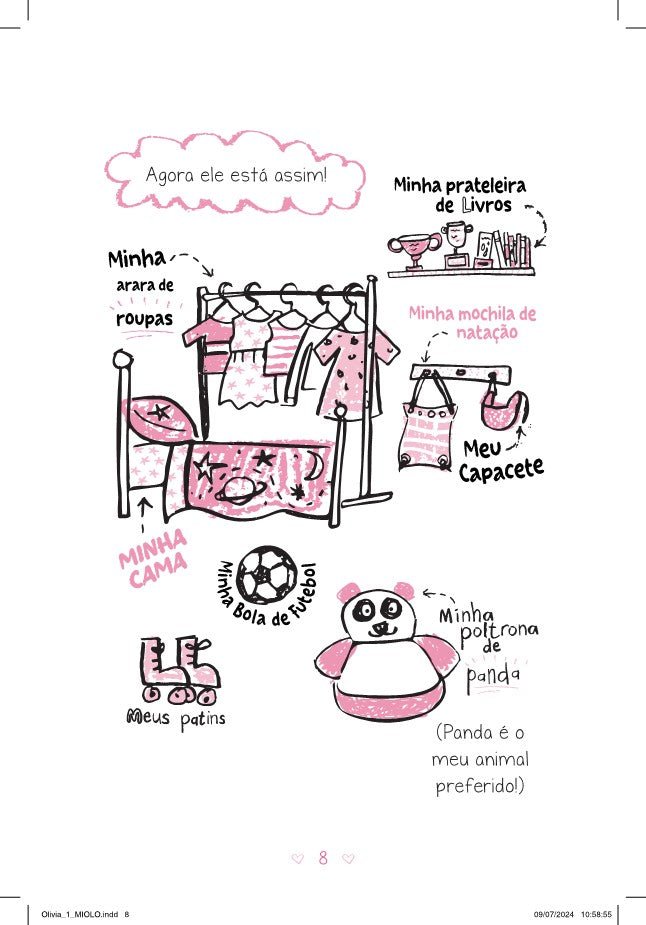 Os Desenhos Secretos de Olívia 8: Caçadores de Dragão - Editora Fundamento livro_infantil