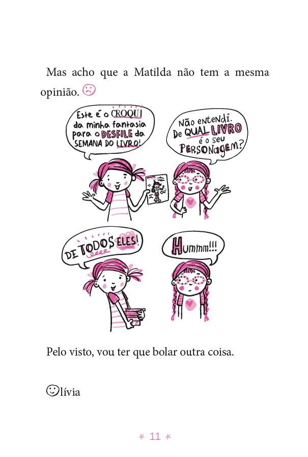 Os Desenhos Secretos de Olivia 9: Festa À Fantasia - Editora Fundamento livro_infantil