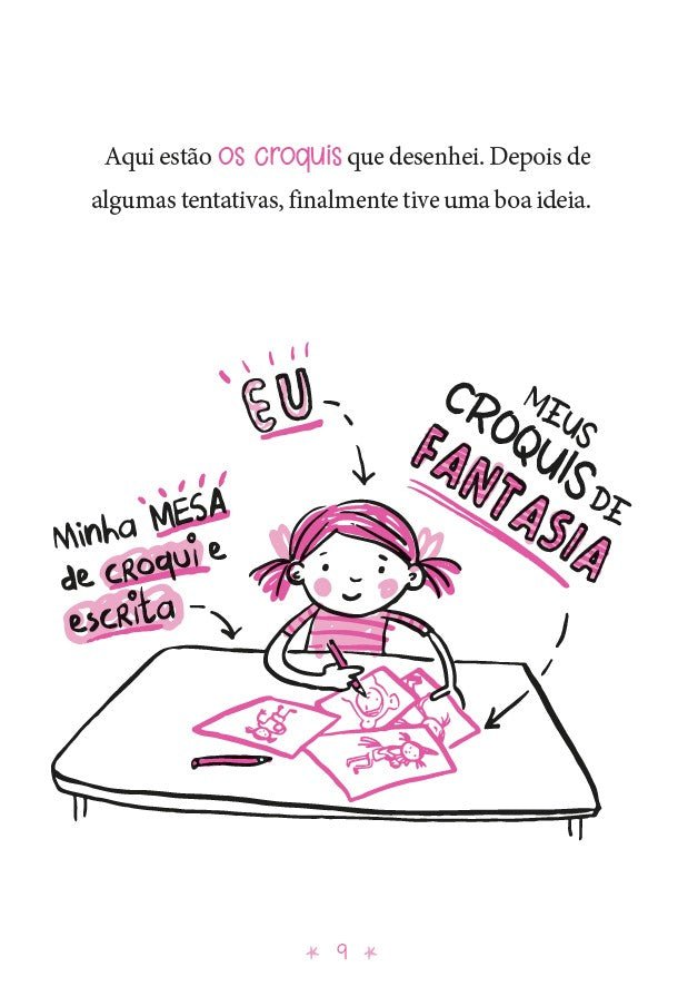 Os Desenhos Secretos de Olivia 9: Festa À Fantasia - Editora Fundamento livro_infantil