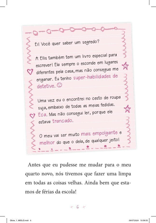 Os Desenhos Secretos de Olívia 01: Minha Nova Melhor Amiga