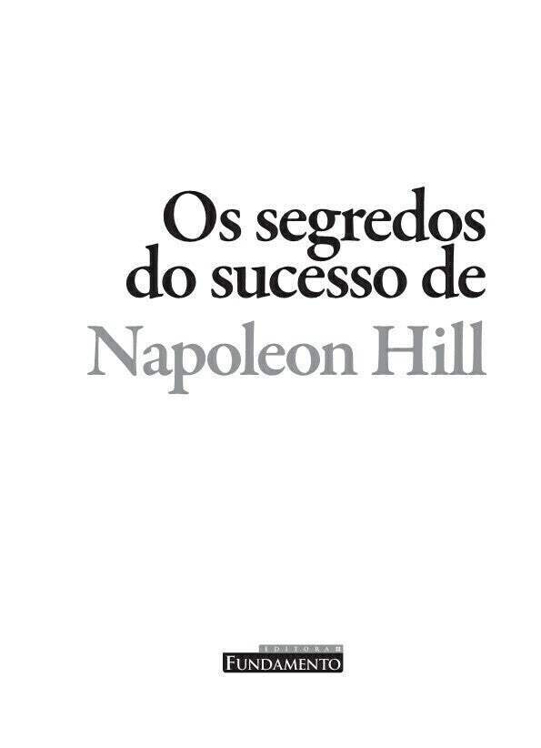 Os Segredos do Sucesso de Napoleon Hill
