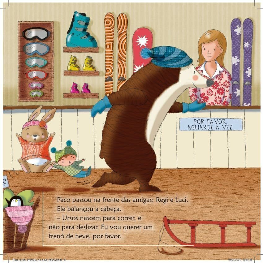 Paco e Bri: Aventura na Neve - Editora Fundamento livro_infantil