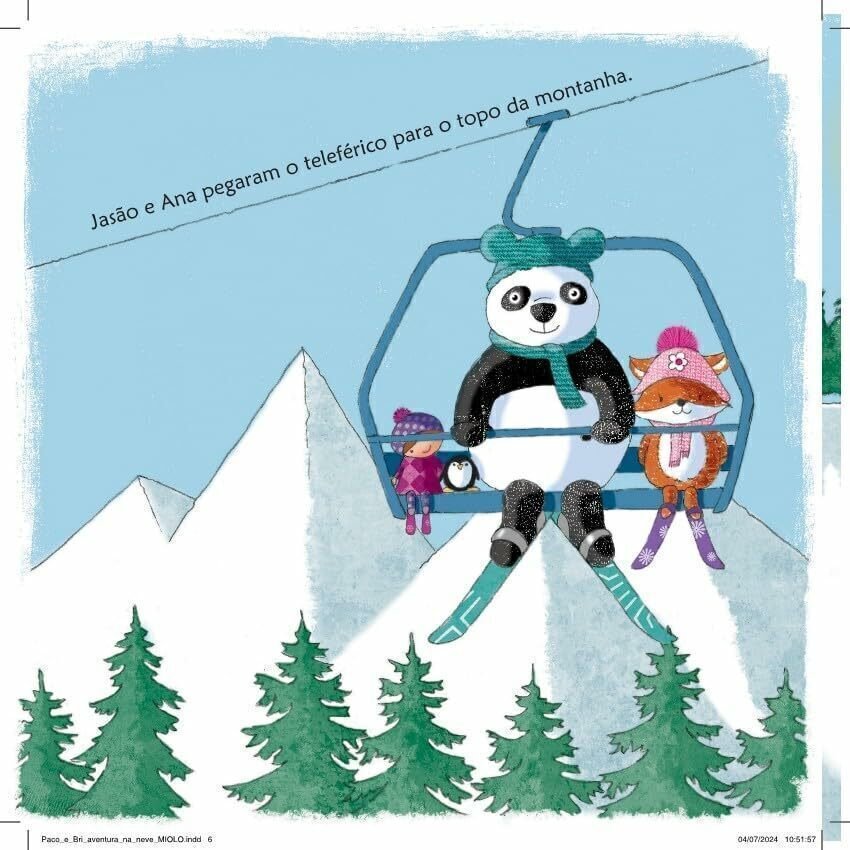 Paco e Bri: Aventura na Neve - Editora Fundamento livro_infantil