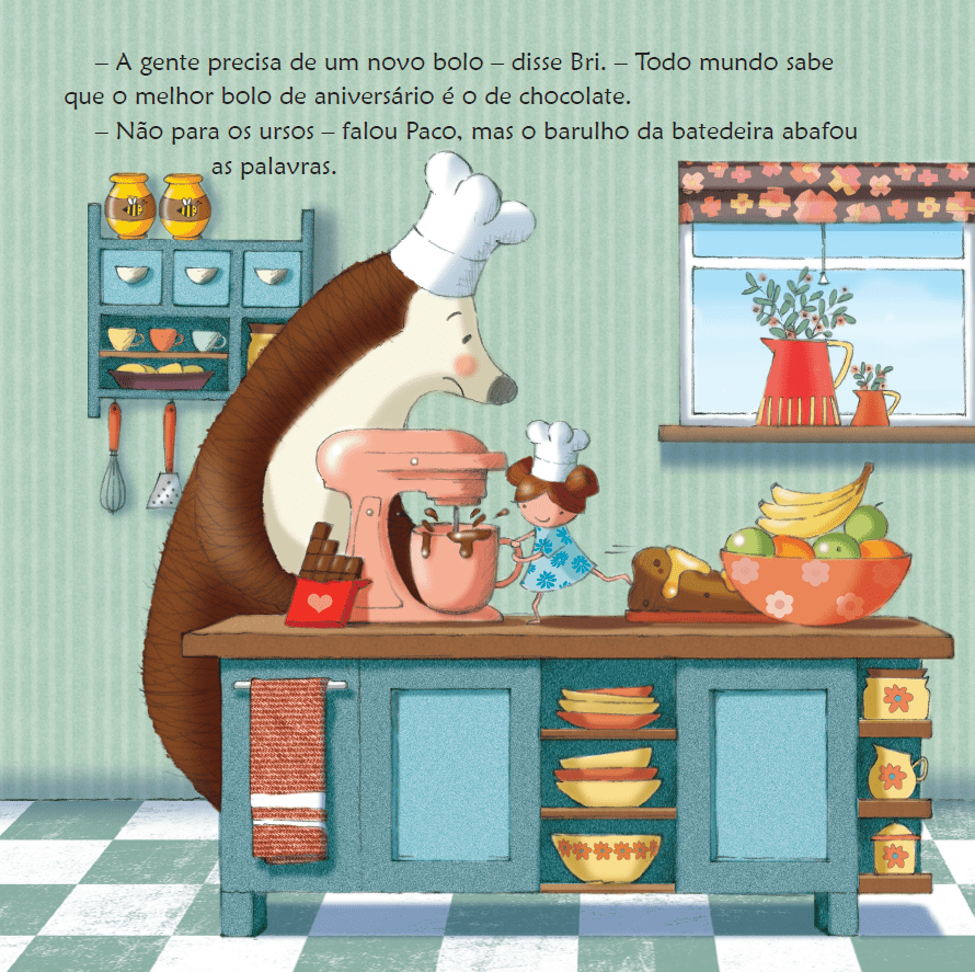 Paco e Bri: o Bolo de Aniversário - Editora Fundamento livro_infantil