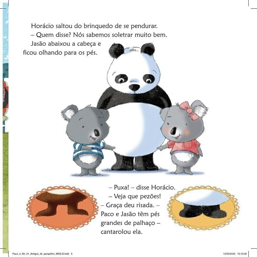 Paco e Bri: Os Amigos do Parquinho - Editora Fundamento livro_infantil