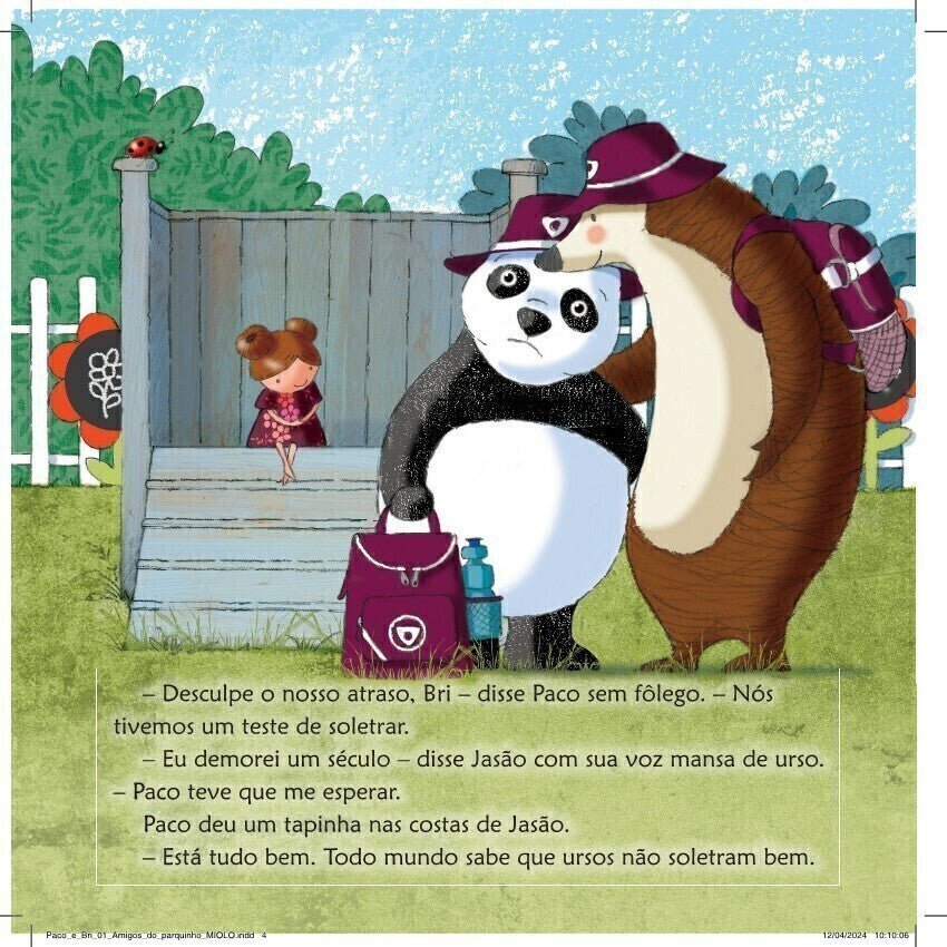 Paco e Bri: Os Amigos do Parquinho - Editora Fundamento livro_infantil
