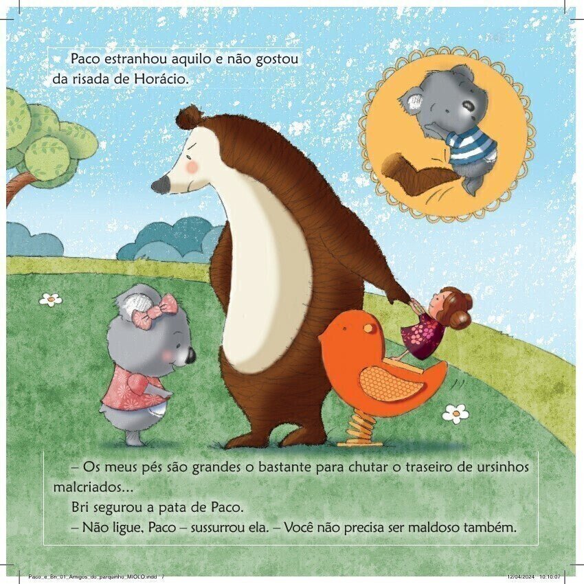 Paco e Bri: Os Amigos do Parquinho - Editora Fundamento livro_infantil