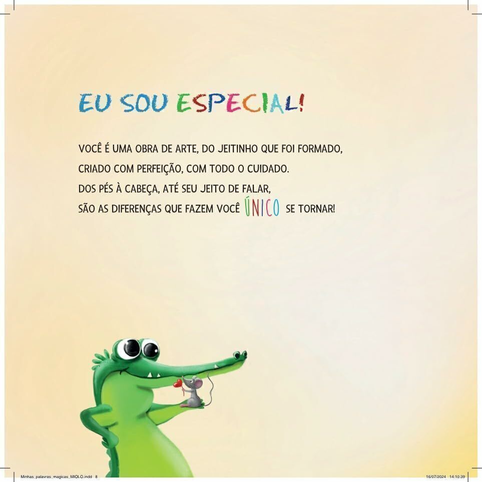 Para Um Mundo Melhor - Minhas Palavras Mágicas - Editora Fundamento livro_infantil