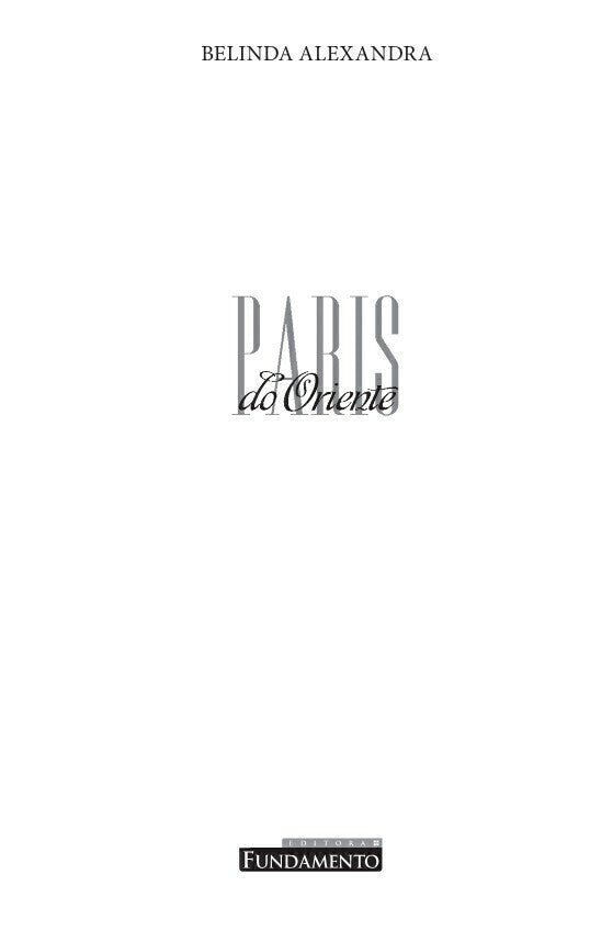 Paris do Oriente - Editora Fundamento livro_infantil