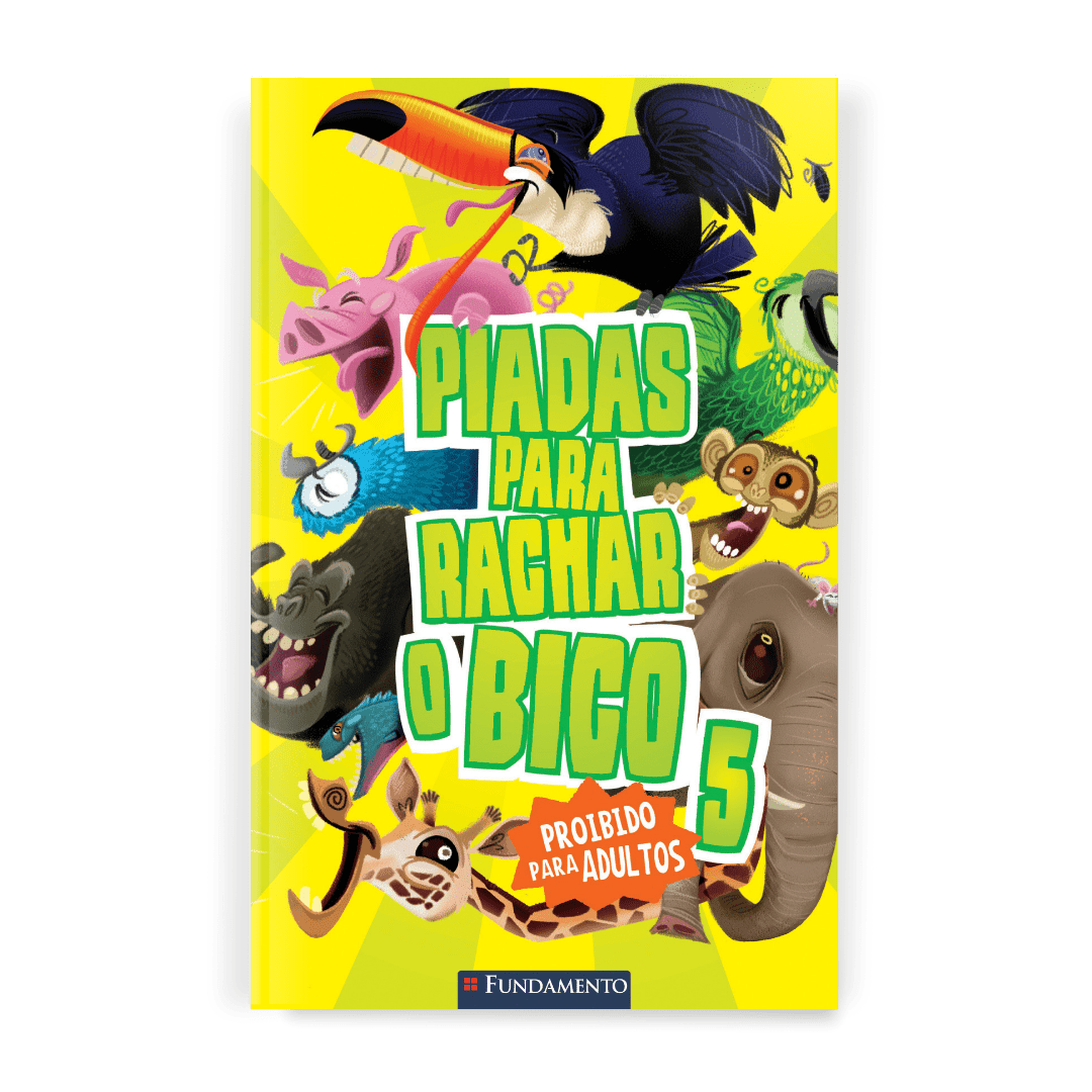 Piadas para Rachar o Bico - Amarelo - Editora Fundamento livro_infantil