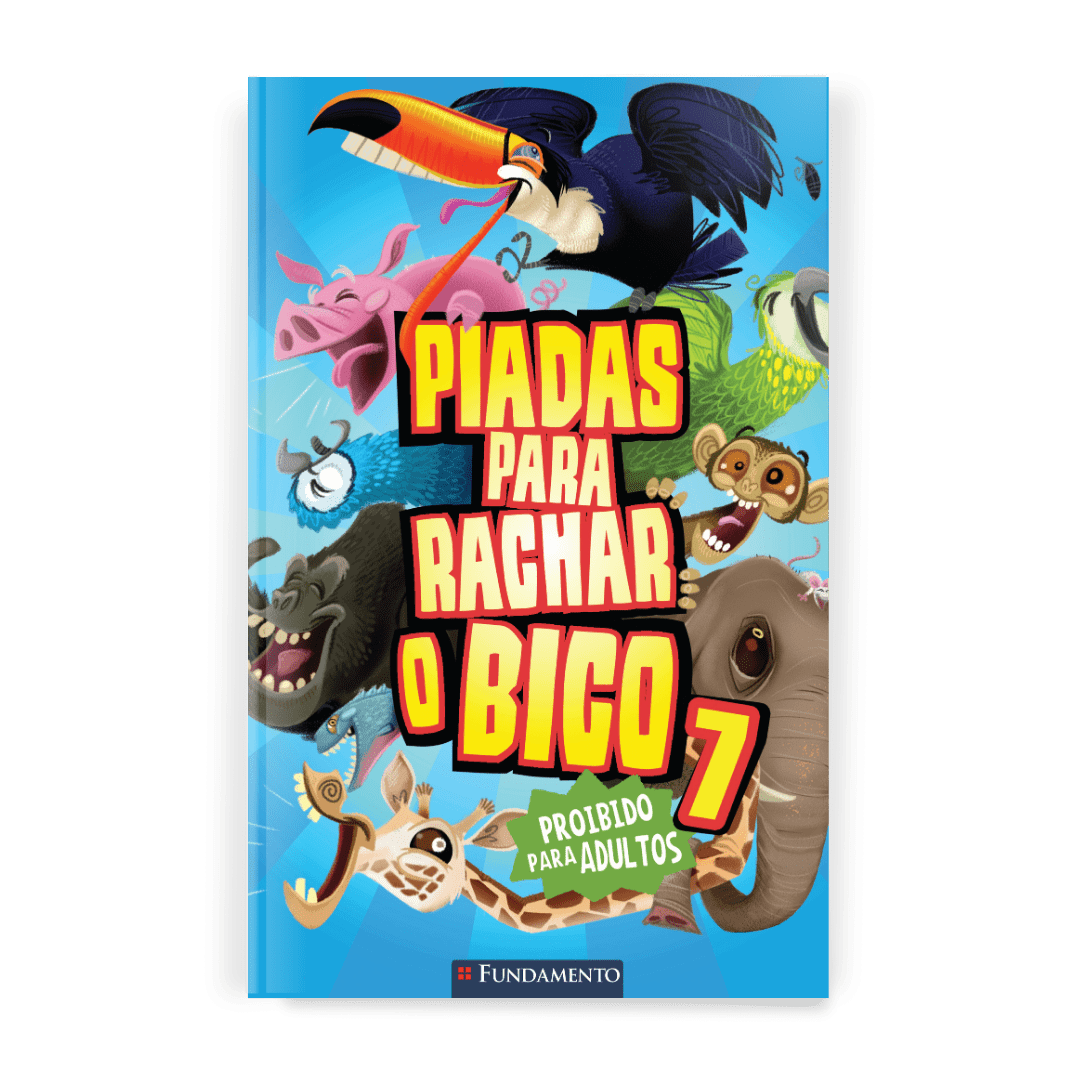 Piadas para Rachar o Bico - Azul Claro - Editora Fundamento livro_infantil