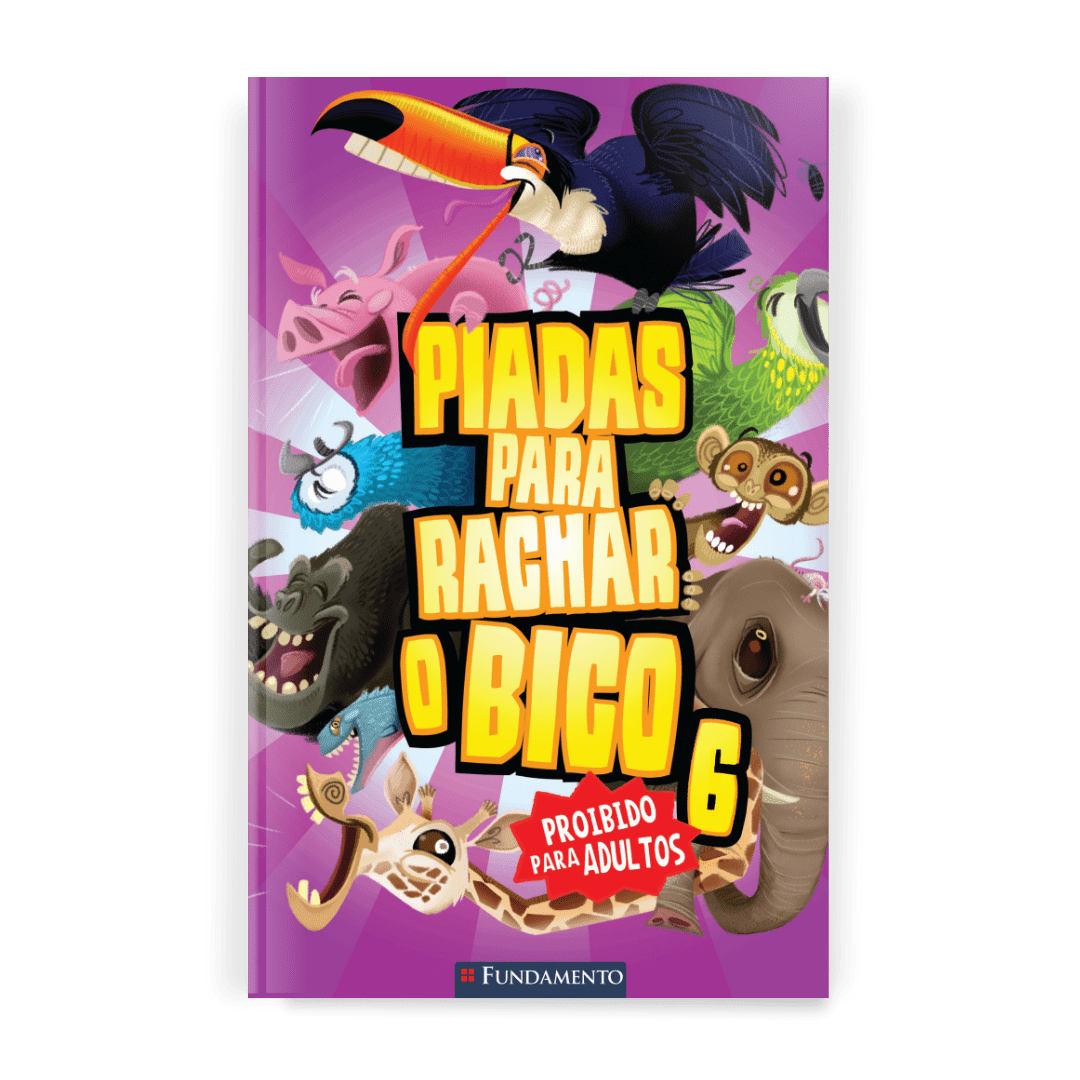 Piadas para Rachar o Bico - Roxo - Editora Fundamento livro_infantil
