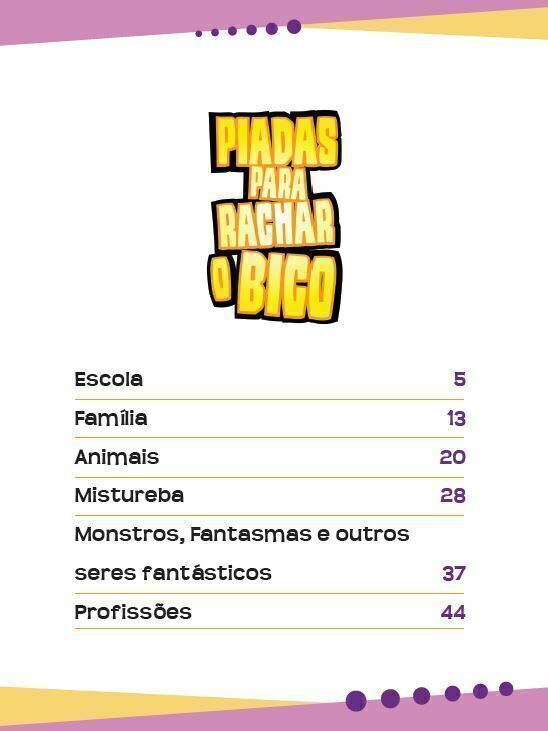 Piadas para Rachar o Bico - Roxo - Editora Fundamento livro_infantil