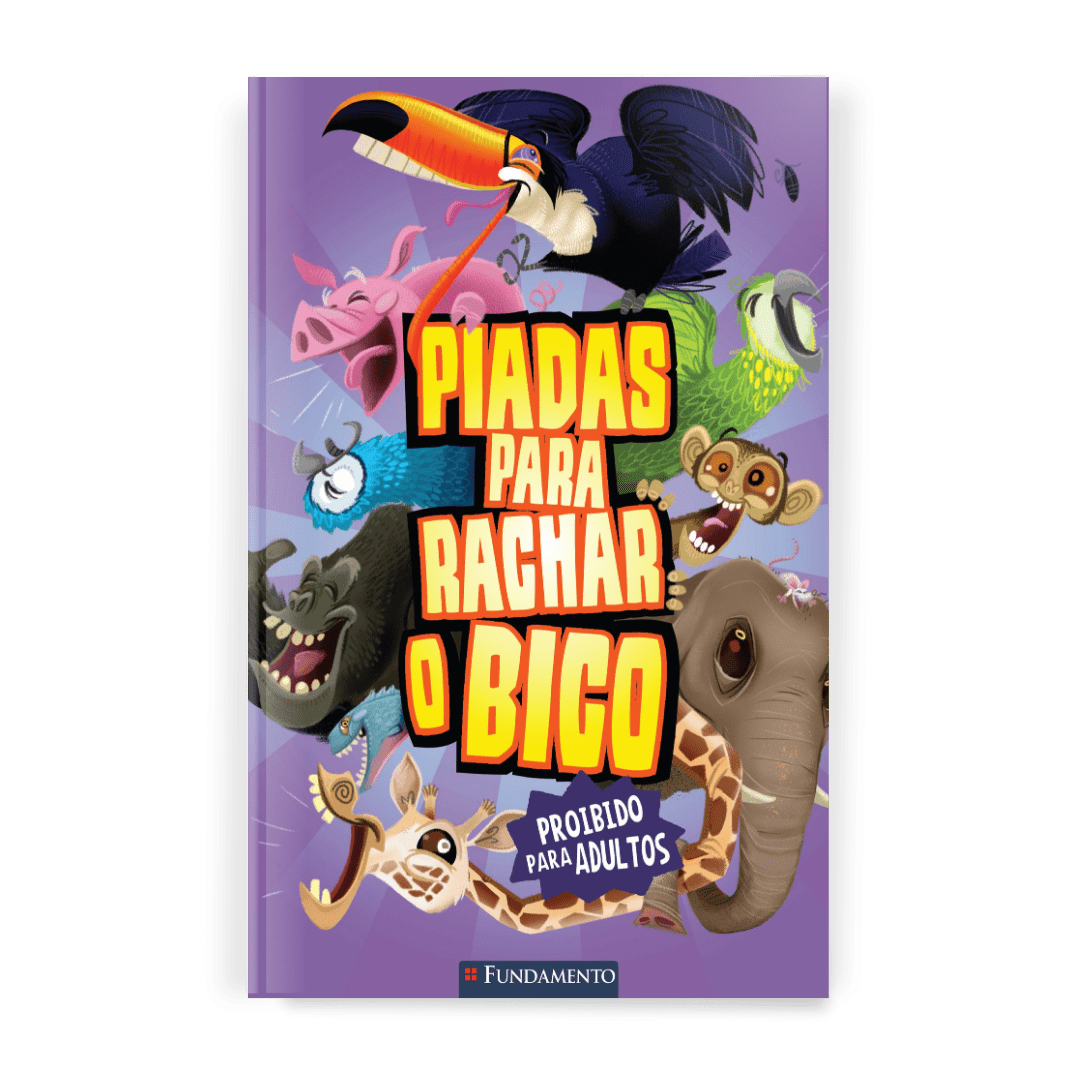 Piadas para Rachar o Bico - Roxo Magenta - Editora Fundamento livro_infantil