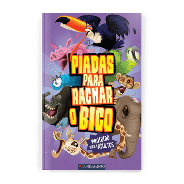 Piadas para Rachar o Bico - Roxo Magenta - Editora Fundamento livro_infantil