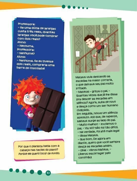 Piadas para Rachar o Bico - Verde Claro - Editora Fundamento livro_infantil