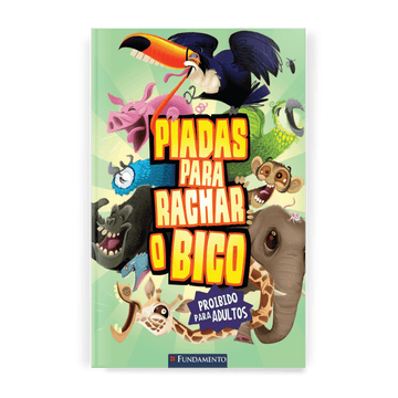 Piadas para Rachar o Bico - Verde Claro - Editora Fundamento livro_infantil