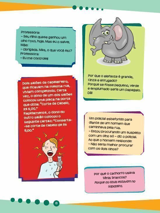 Piadas para Rachar o Bico - Verde Claro - Editora Fundamento livro_infantil