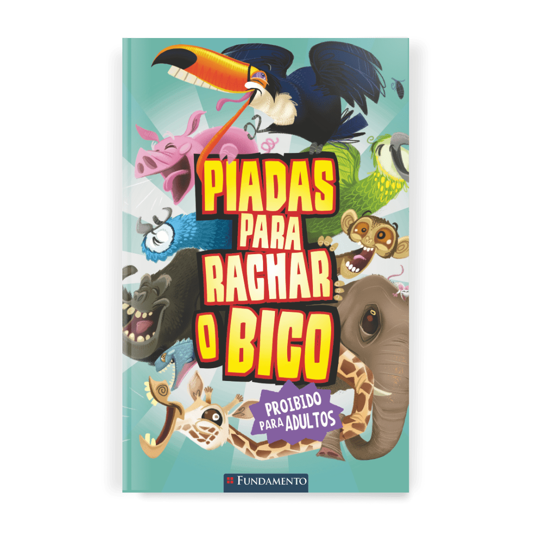 Piadas para Rachar o Bico - Verde Menta - Editora Fundamento livro_infantil