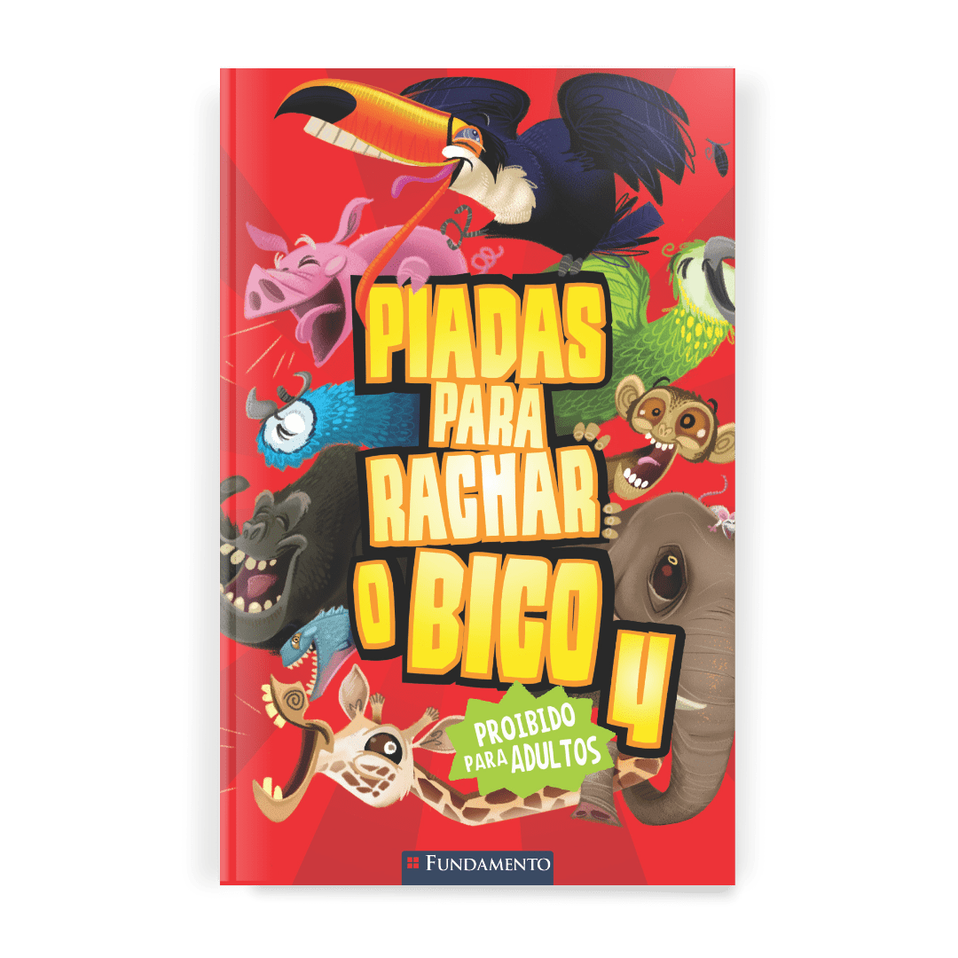 Piadas para Rachar o Bico - Vermelho - Editora Fundamento livro_infantil