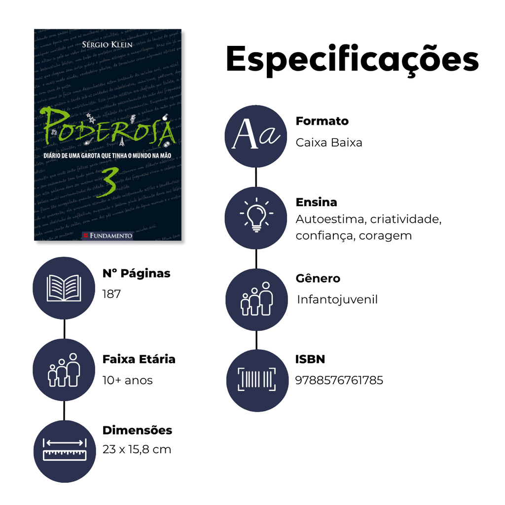 Poderosa 03 - Editora Fundamento livro_infantil