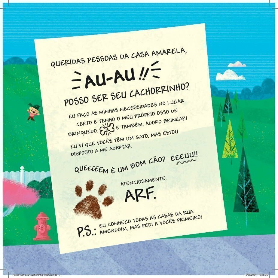 Posso Ser Seu Cachorrinho? - Editora Fundamento livro_infantil