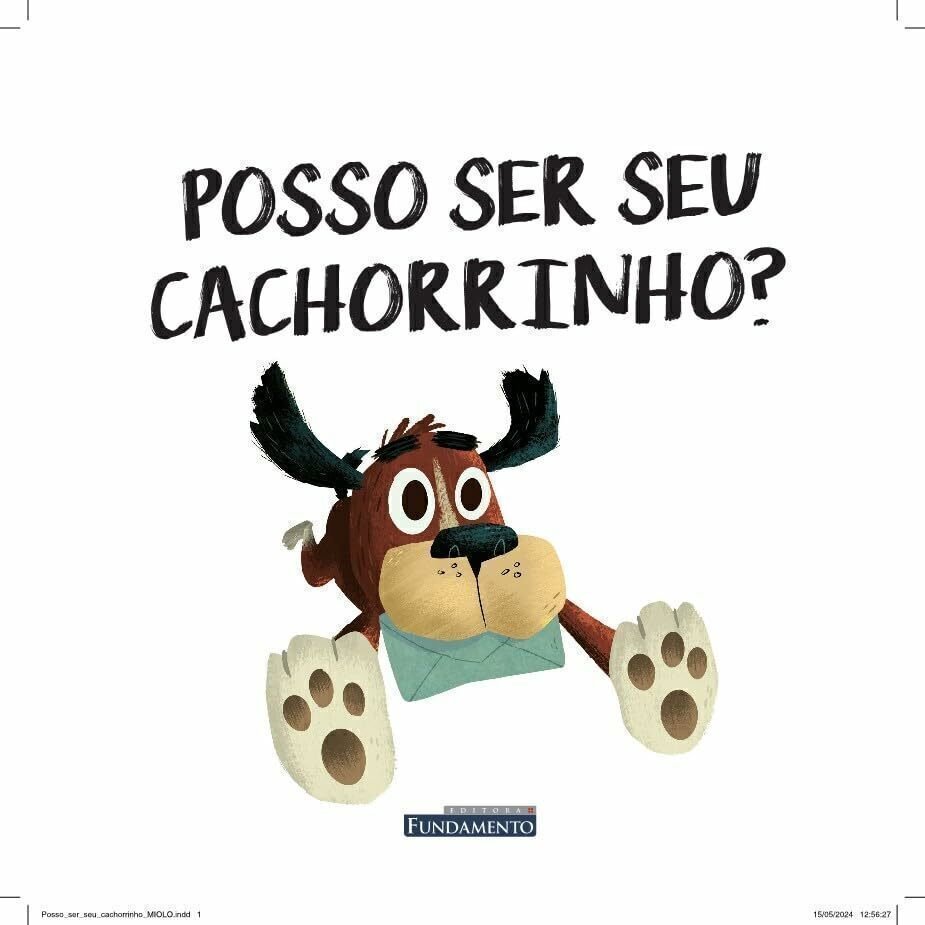 Posso Ser Seu Cachorrinho? - Editora Fundamento livro_infantil