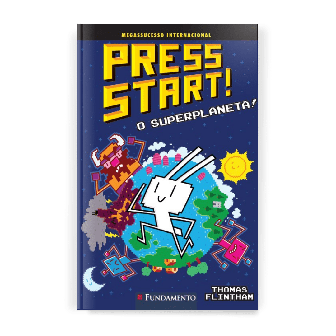 Press Start 12: o Superplaneta! - Editora Fundamento livro_infantil