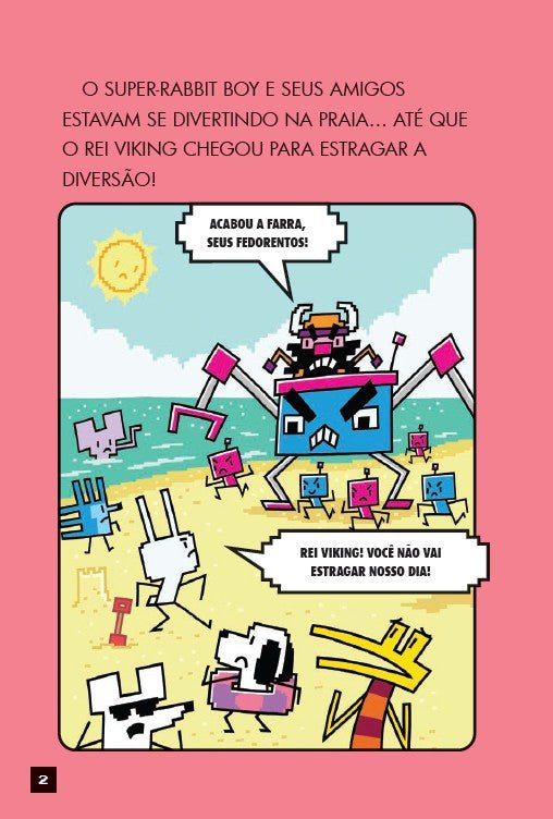 Press Start 13: a Ilha do Rei Viking! - Editora Fundamento livro_infantil