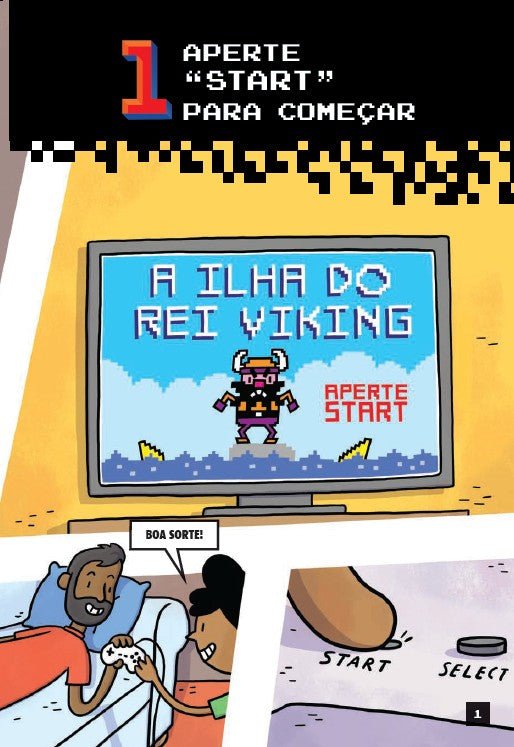 Press Start 13: a Ilha do Rei Viking! - Editora Fundamento livro_infantil