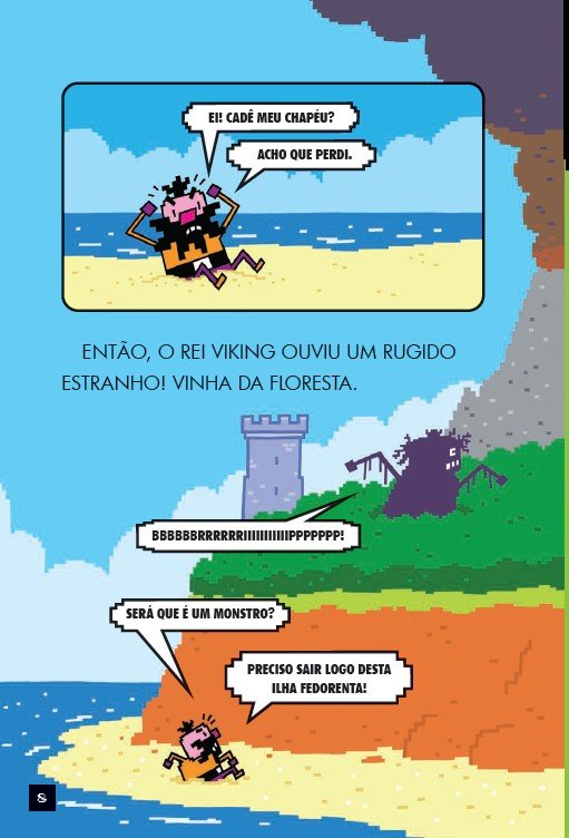 Press Start 13: a Ilha do Rei Viking! - Editora Fundamento livro_infantil