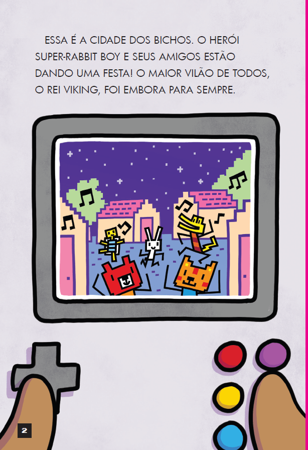 Press Start 5: Super - Rabbit Boy Vai Ao Espaço - Editora Fundamento livro_infantil