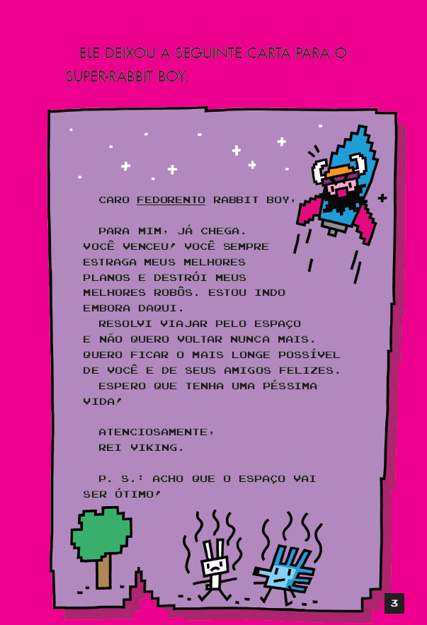Press Start 5: Super - Rabbit Boy Vai Ao Espaço - Editora Fundamento livro_infantil