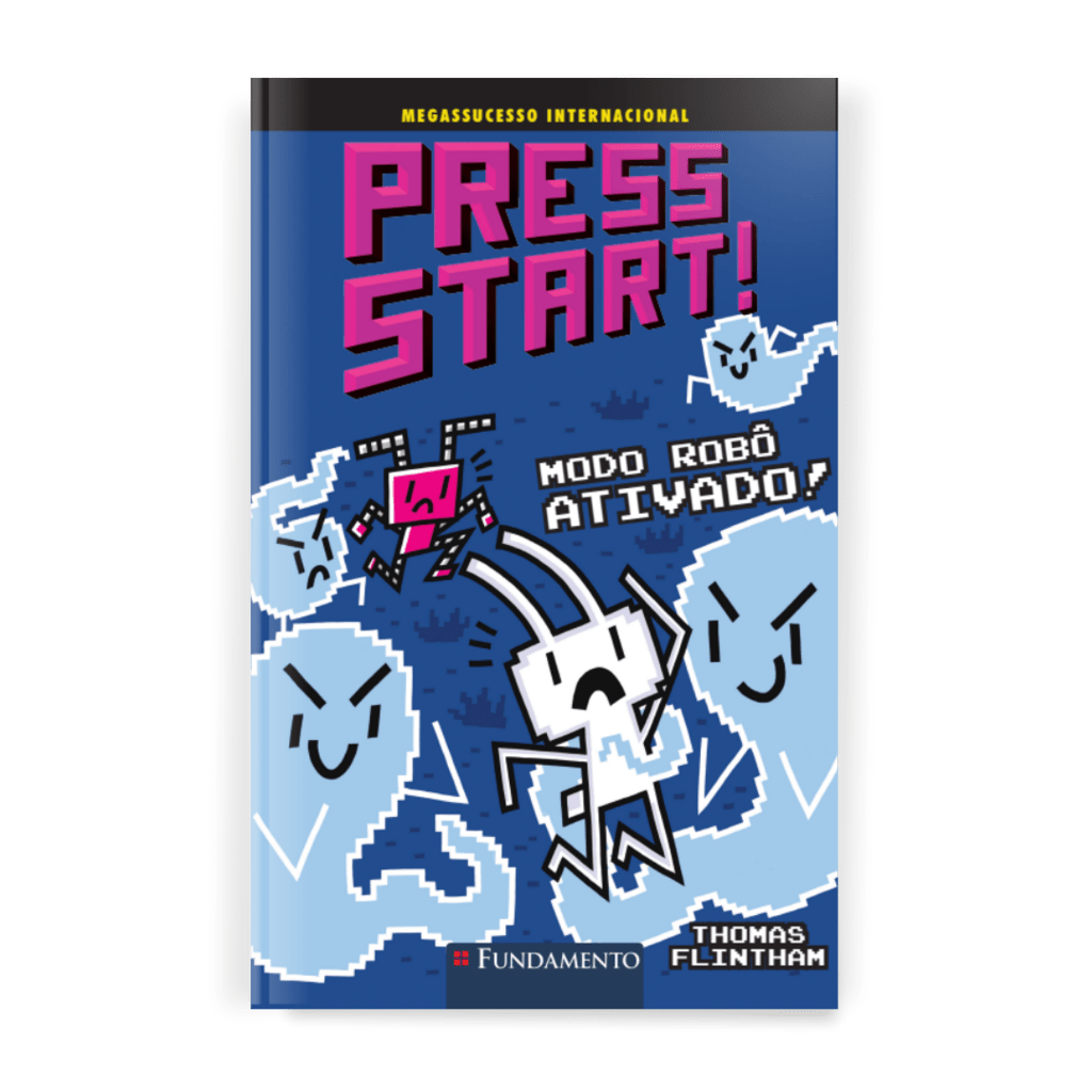 Press Start 7: Modo Robô Ativado! - Editora Fundamento livro_infantil