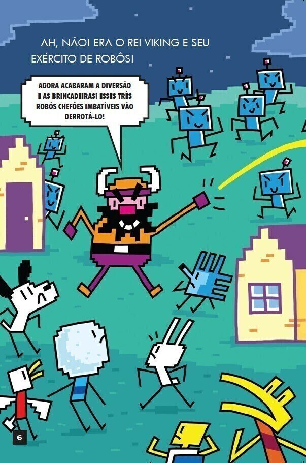Press Start 7: Modo Robô Ativado! - Editora Fundamento livro_infantil