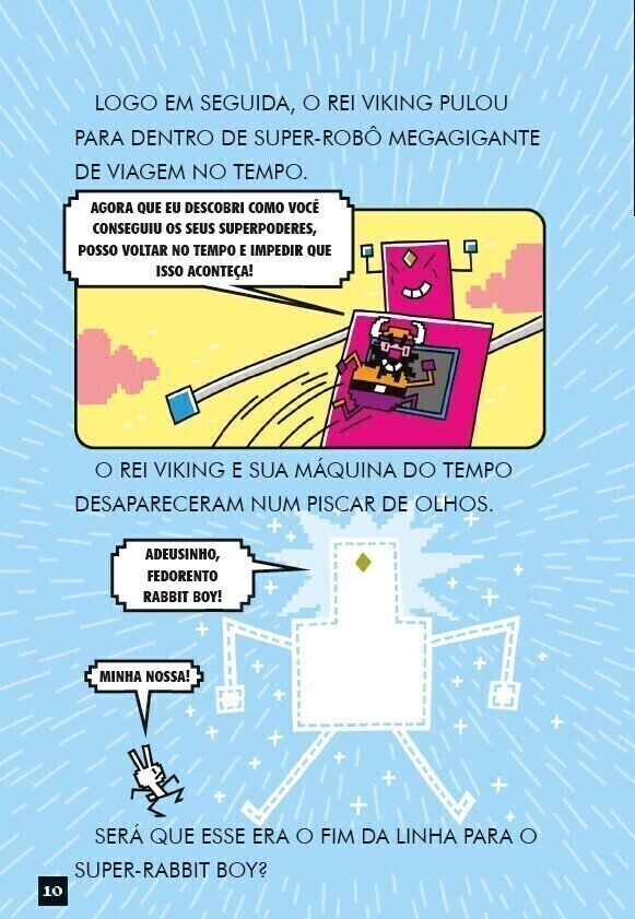 Press Start 9: Viagem no Tempo - Editora Fundamento livro_infantil
