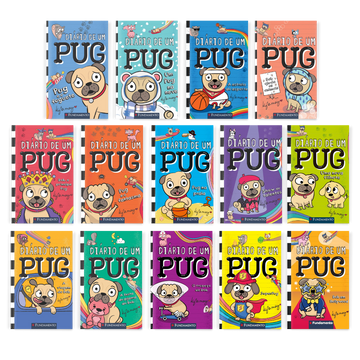 Kit Diário de Um Pug - 14 Livros