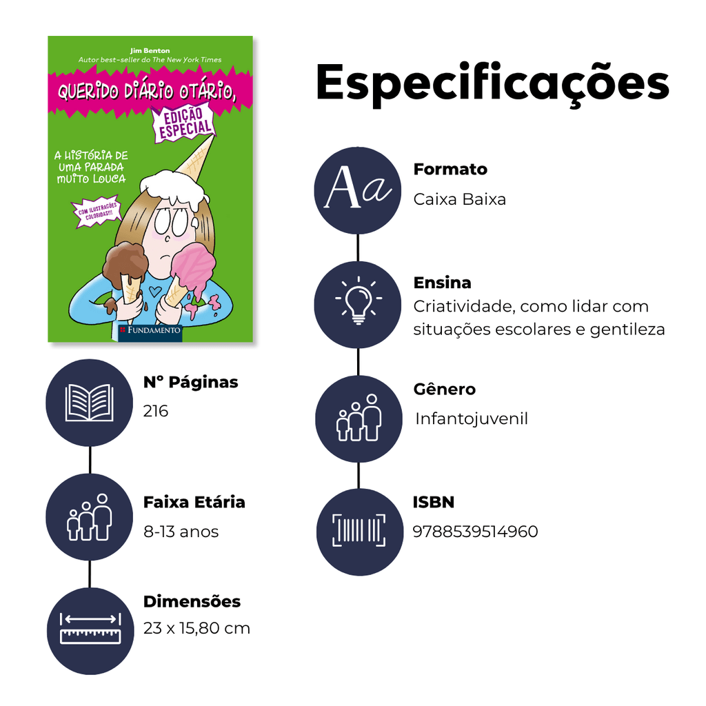 Querido Diário Otário - Edição Especial - a História de Uma Parada Muito Louca - Editora Fundamento livro_infantil