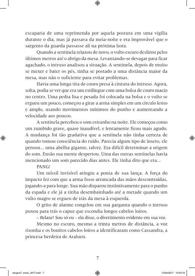 Rangers Ordem dos Arqueiros 07 - Resgate de Erak - Editora Fundamento livro_infantil